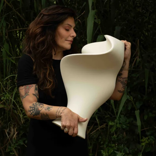Sonia Salt White Ceramic Piece