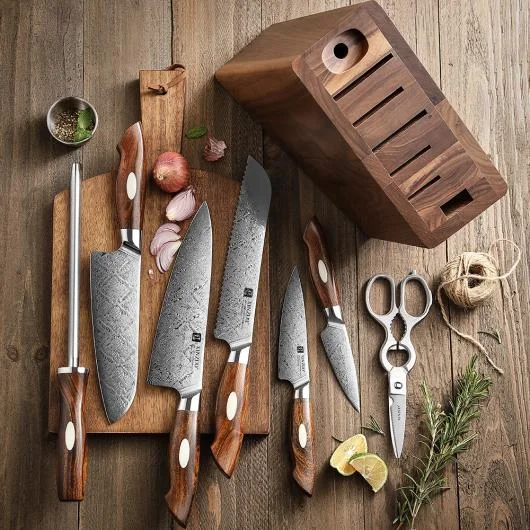 B46D 110 Layer Damascus Knife Series