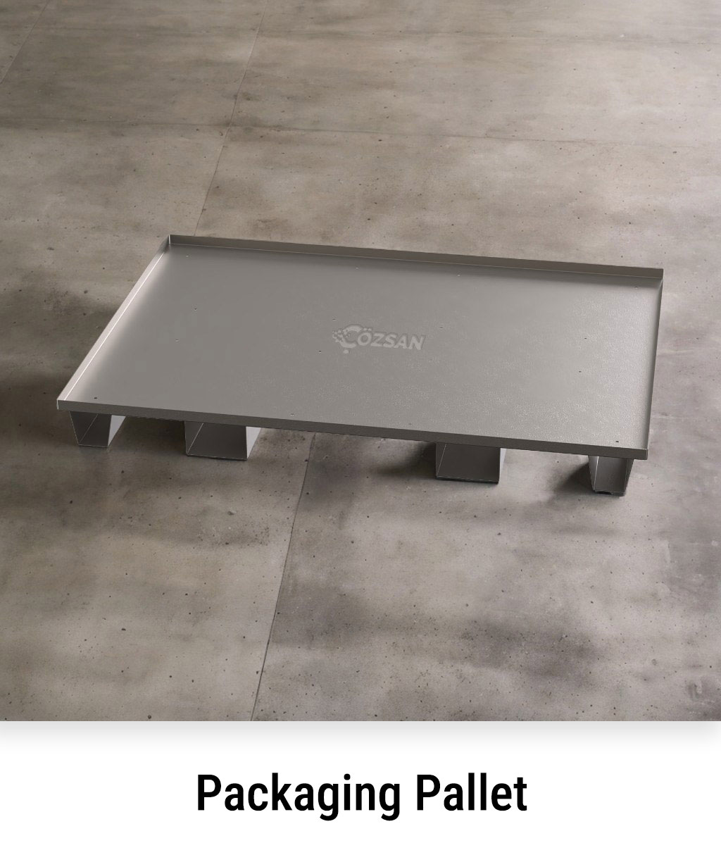 Çelik Endüstriyel Metal Taşıma Paletleri