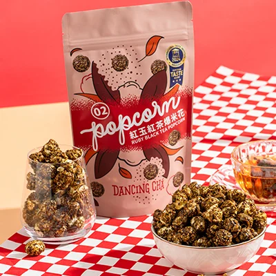 Black tea popcorn
