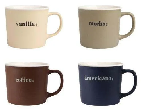 340ml Coffee Mug Set
