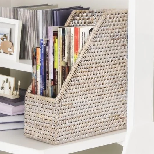 Rattan File Holder