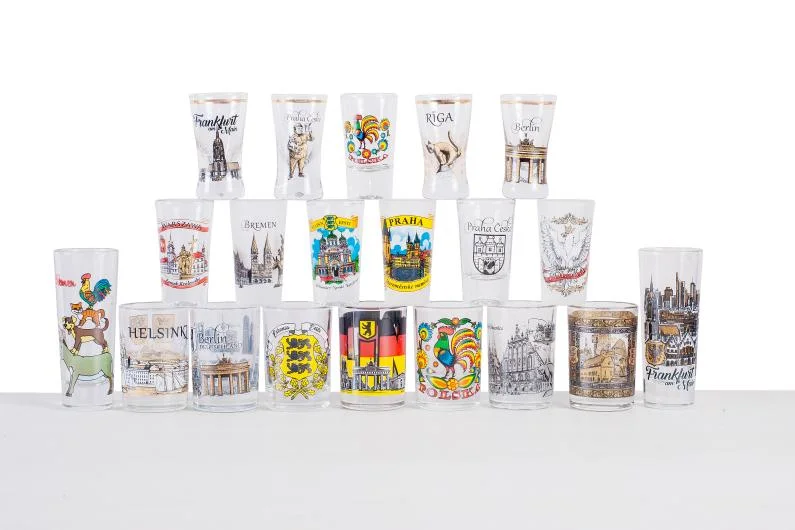 Souvenir Shot Glasses with Decal