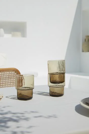 Etna Boxx Skinny Drinking Glasses