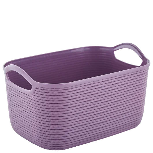 Jute Plastic Storage Basket