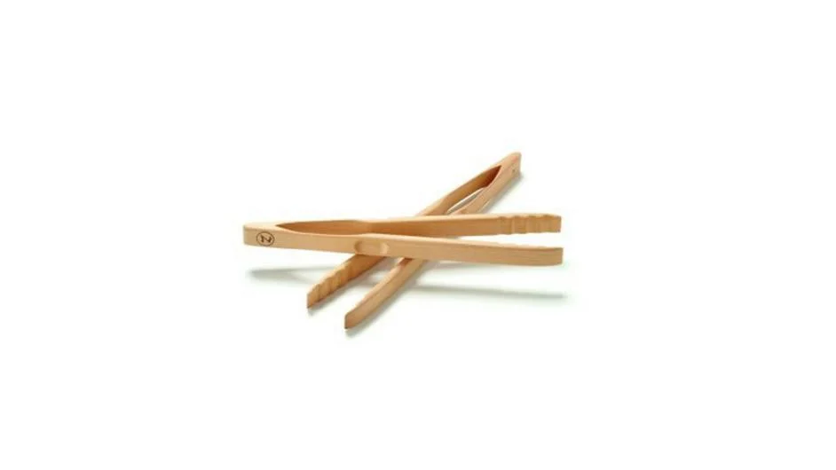 Beech Wood Kitchen Tongs