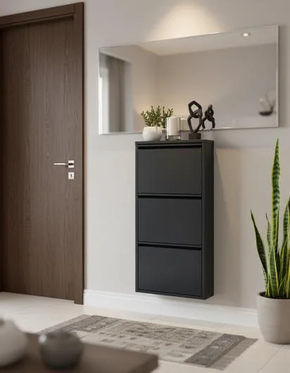Metal Shoe Cabinet