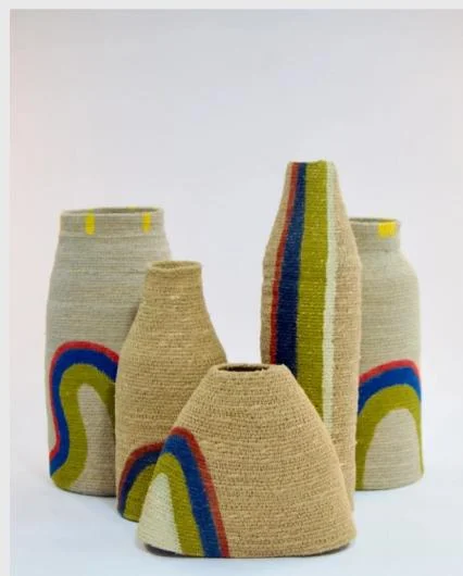 Jute and Sea Grass Vase