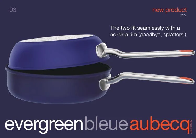 AUBECQ Evergreen Blue Cookware