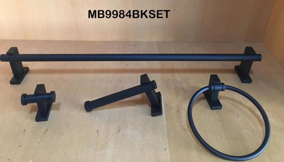 MB9984BKSET Wall Bathroom Hardware Set