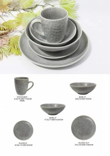 Grey Stoneware Tableware