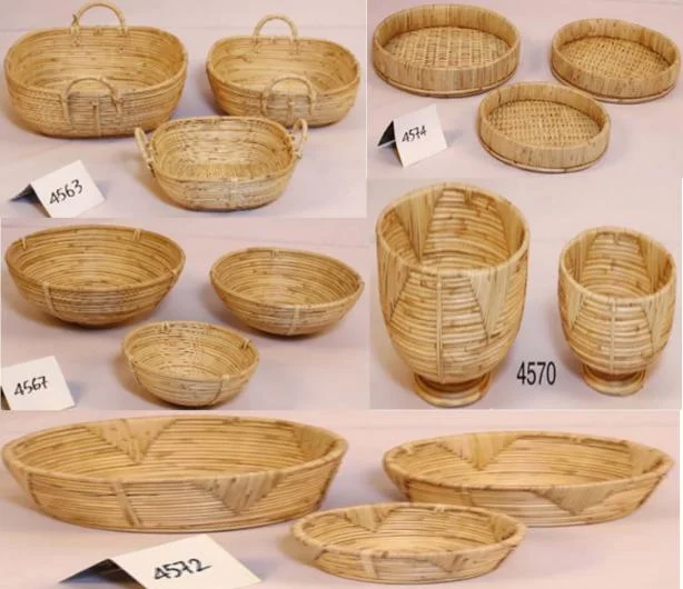 Rattan Cane Storage Baskets