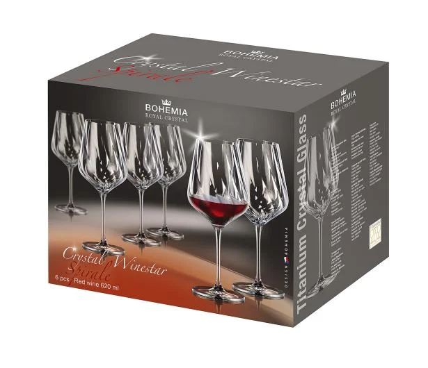 Crystal Winestar Spirale Collection