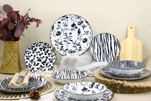 Pad Printing Porcelain Dinner Set