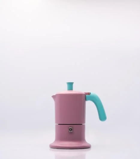 آلة تحضير القهوة بالحثّ من Colibri Pink بسعة 3 أكواب