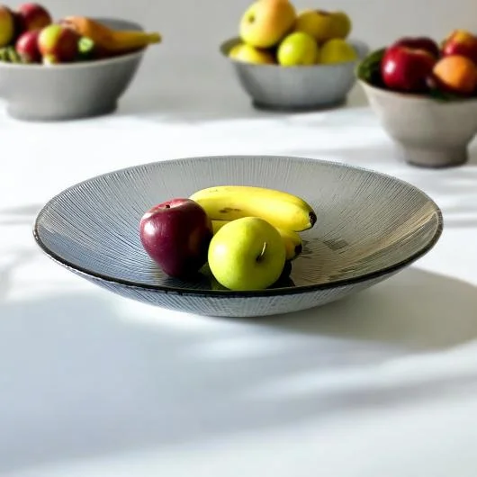 Buffetware Collection Glass Plates Trays and Bowls