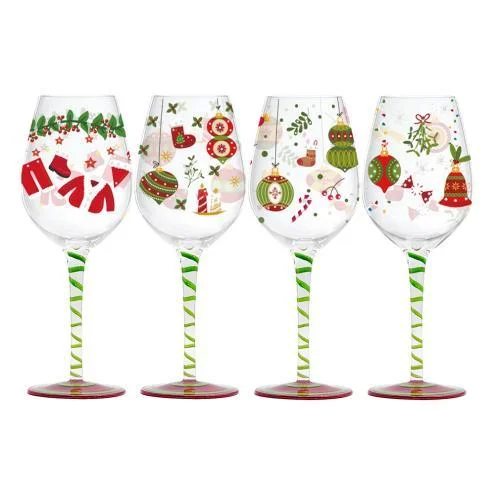 Calice di vino di Natale