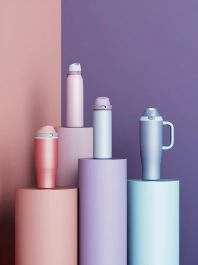 LOOPON Pop-Up 2-in-1 Water Bottle
