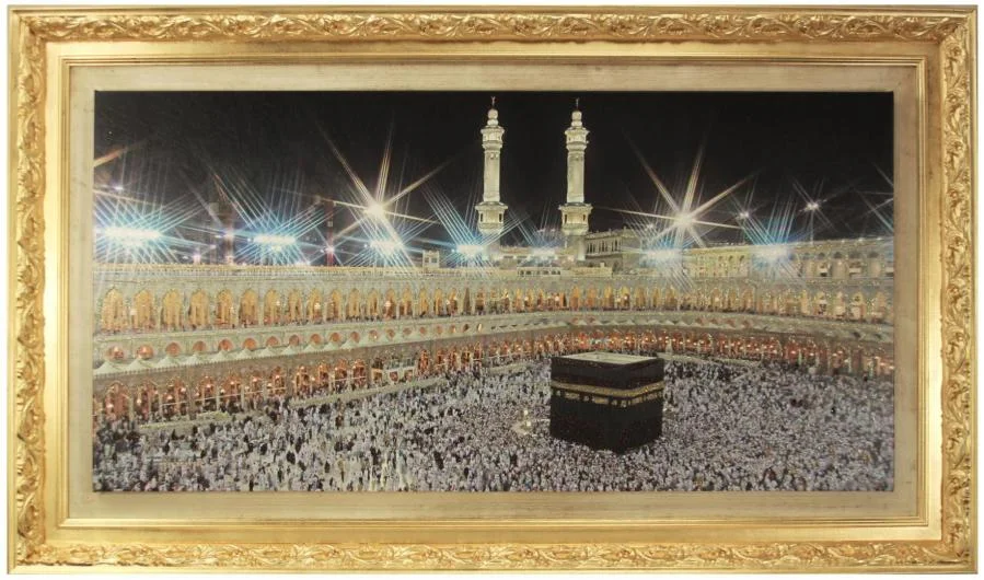 Mecca Canvas with Diamonds and Zircons