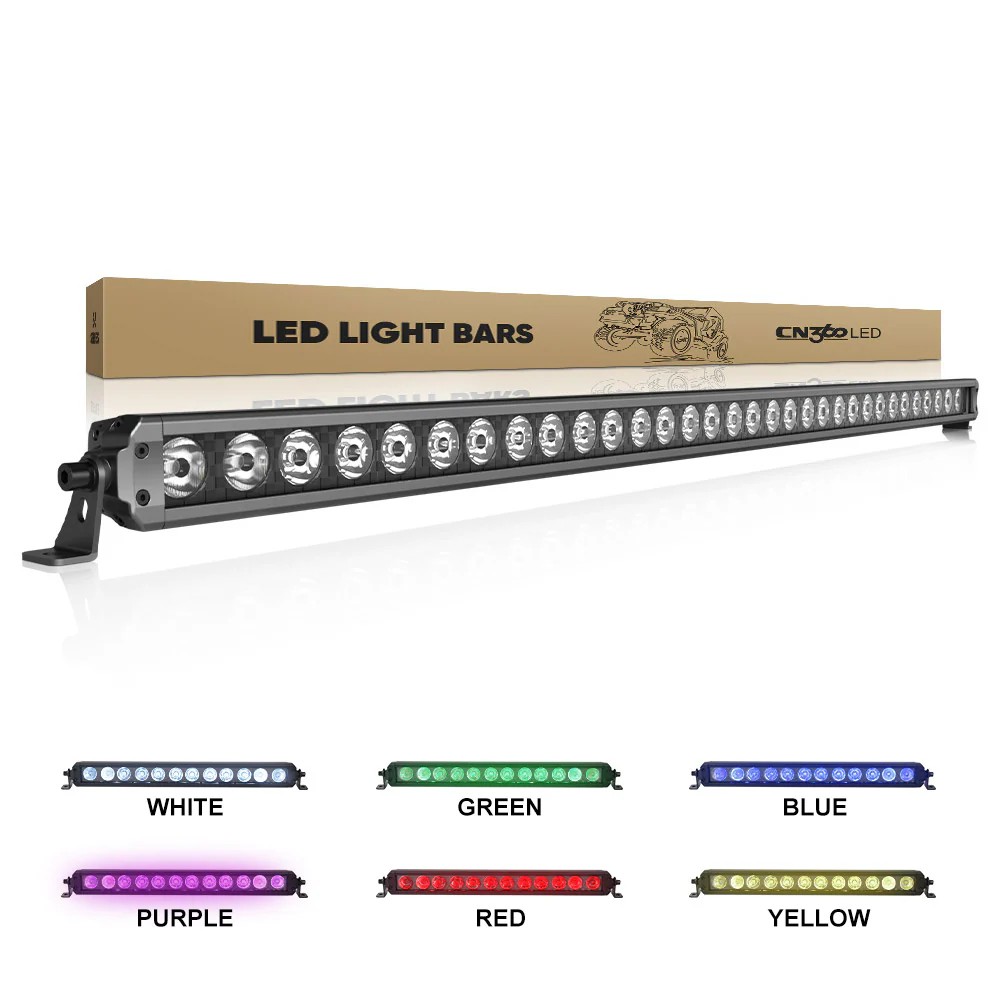 Amber Backlit Dual-Color LED Light Bars
