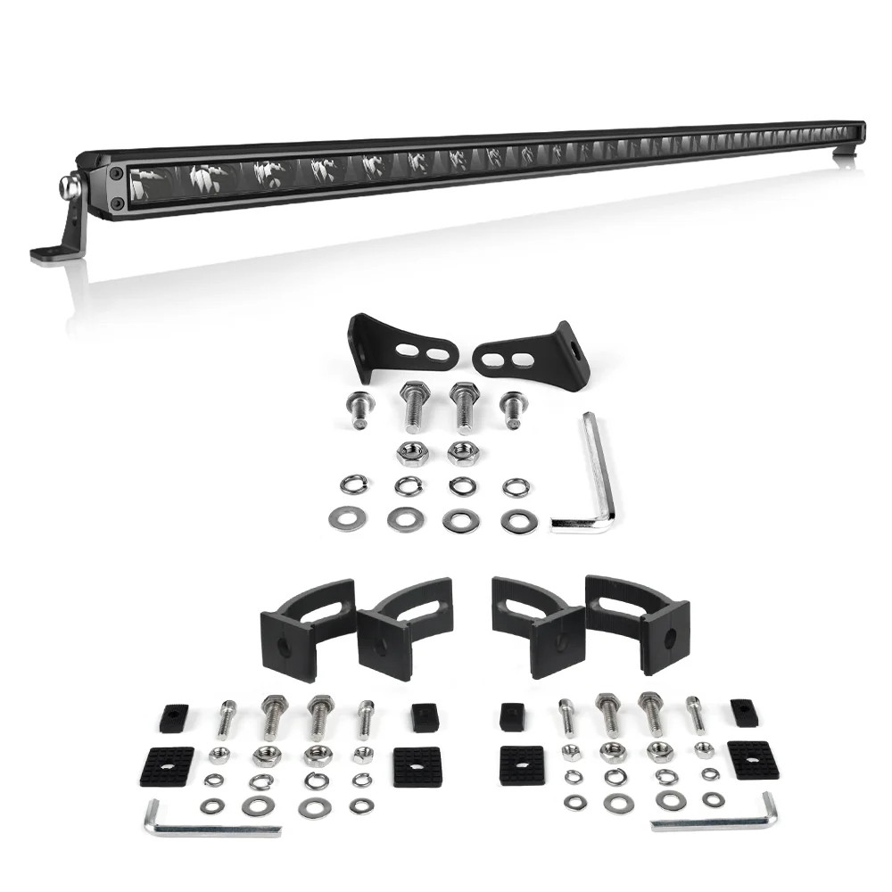 Amber Backlit Dual-Color LED Light Bars