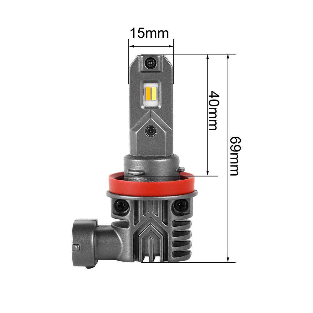 Lampu Bohlam Lampu Kabut LED Dual Warna