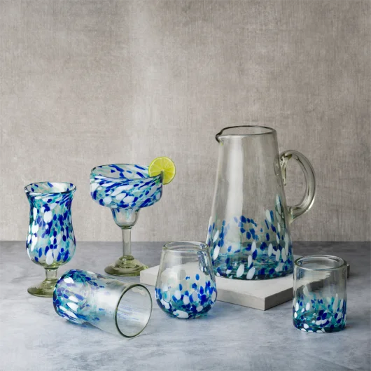 Bahia Handmade Recycled Mexican Glassware