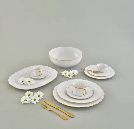 Empire Gold and Empire Silk Porcelain
