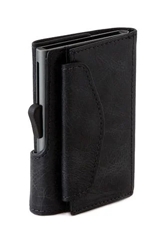 C-secure RFID والیٹ کوائن جیب کے ساتھ