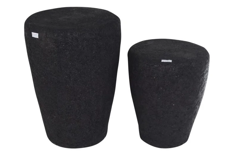 Coal Finish Side Tables
