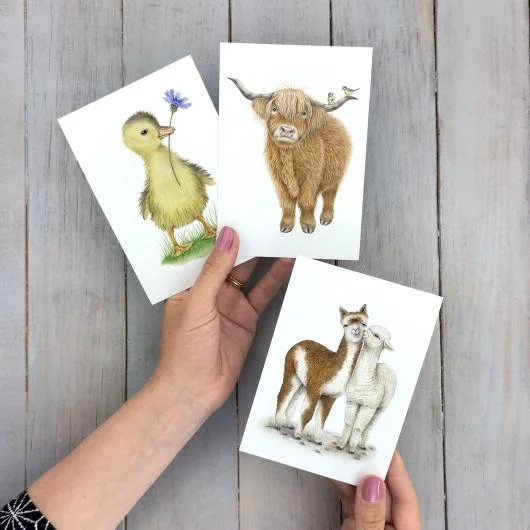 MALUU Printed Postcards