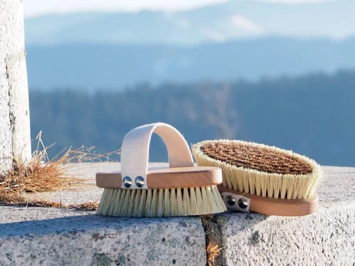 Energy Brush Natural Bristle Cleaning Brush