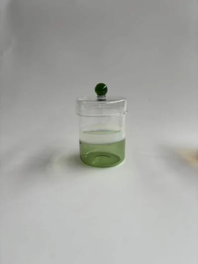 Decorative Glass Storage Jar
