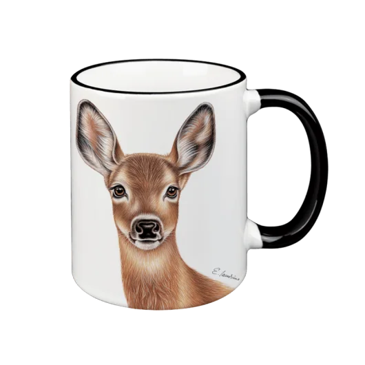 Deer Ceramic Cup