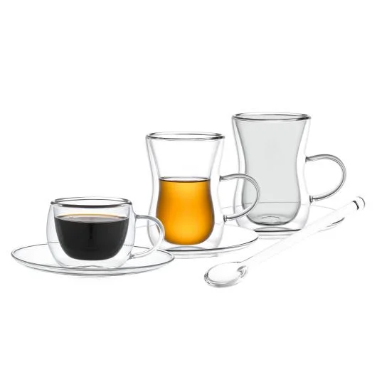 SCHAFER Double-Walled Glass Tea Set