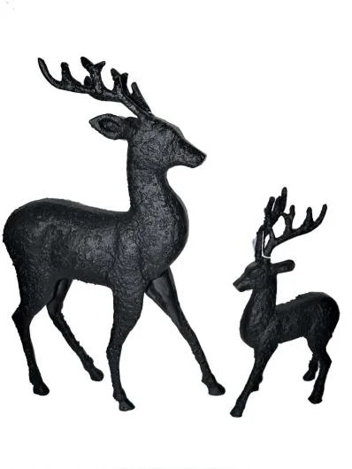 Powder Coated Reindeer Decorative