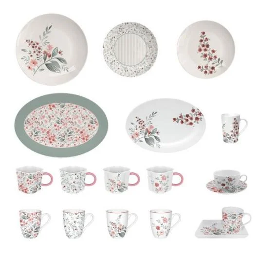 JZ2087 Bone China Dinner Set