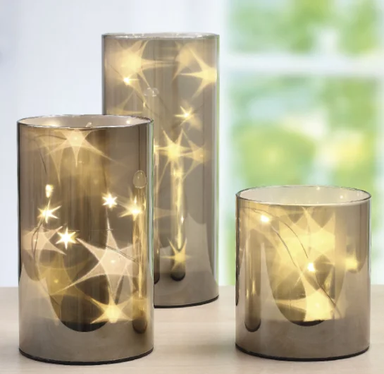 LED Glass Cylinder