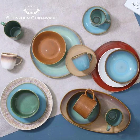Radiant Colors Reactive Glaze Tableware