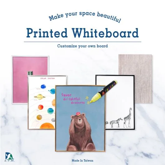Customizable Artistic Dry Erase Boards