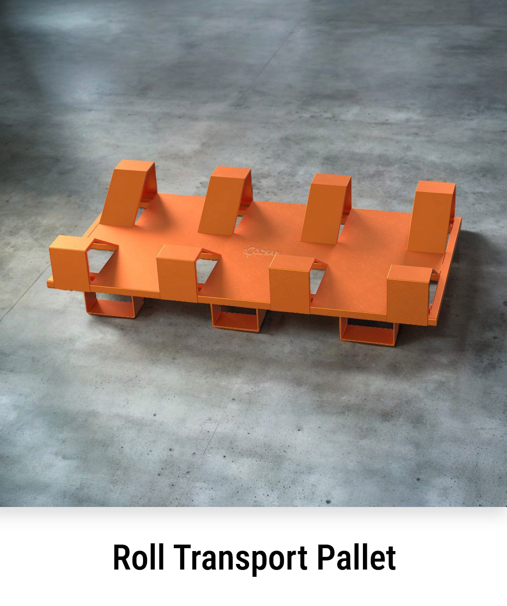 Çelik Endüstriyel Metal Taşıma Paletleri
