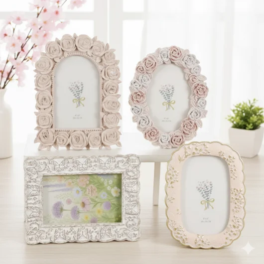 Spring Floral Resin Frame Collection