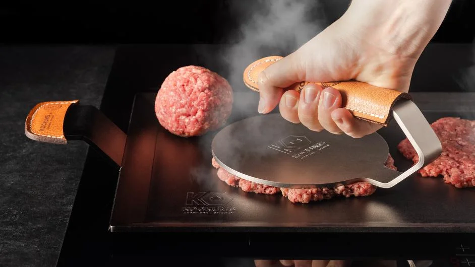 Stainless Steel Burger Iron