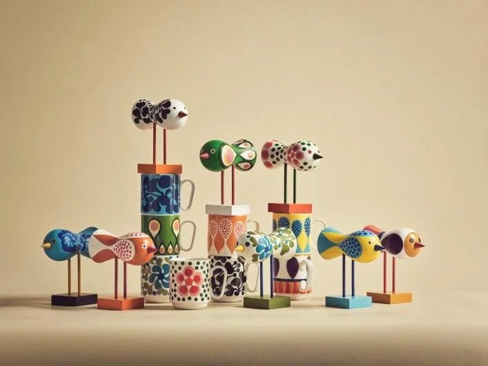 Rzeźby Ceramiczne Ptaków Lisa Larson 1967