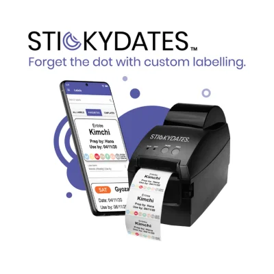 Sticky Dates Kitchen Label Printer and App