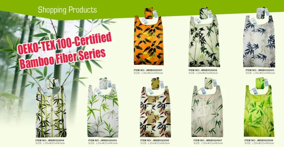 Bamboo Material Foldable Shopping Bag