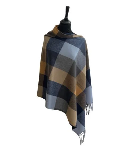 Terre et Mer Cashmere Poncho