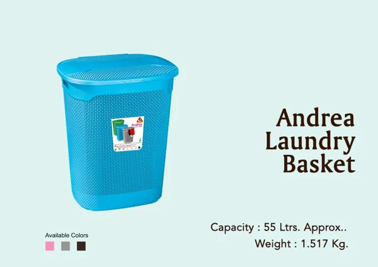 Andrea 55L Laundry Basket