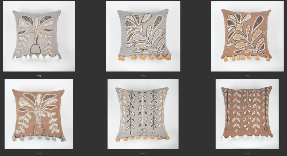 Handwoven Hand-Embroidered Peruvian Cushion