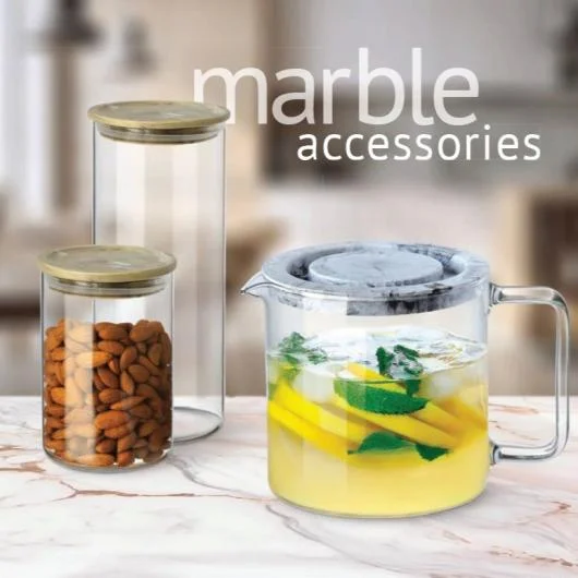 SIMAX Borosilicate Glass with Marble Accessories